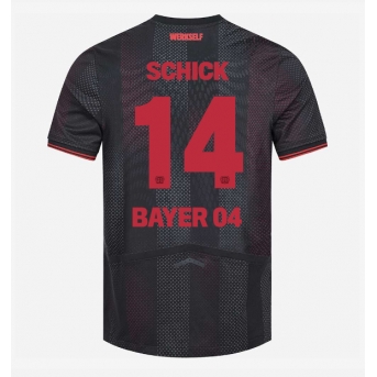 Billige Fotballdrakt Bayer Leverkusen Patrik Schick #14 Replika Hjemmedrakt 2025-26 Kortermet